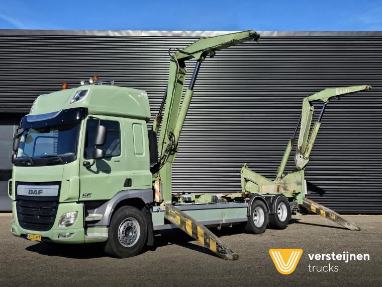 DAF CF 440 6x2 SIDE LOADER / 20 ft container